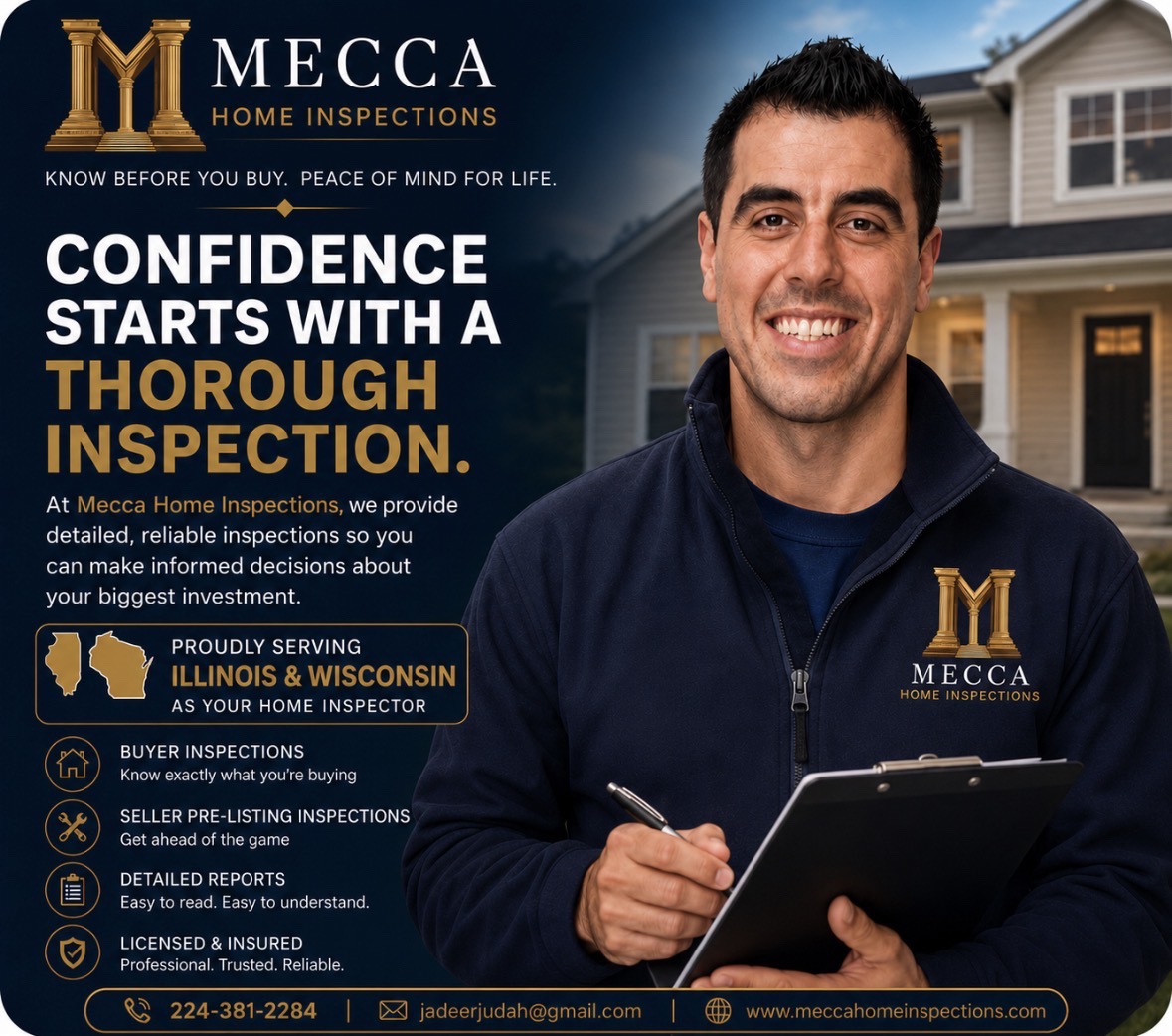 Jadeer Judah, Mecca Home Inspections home inspector