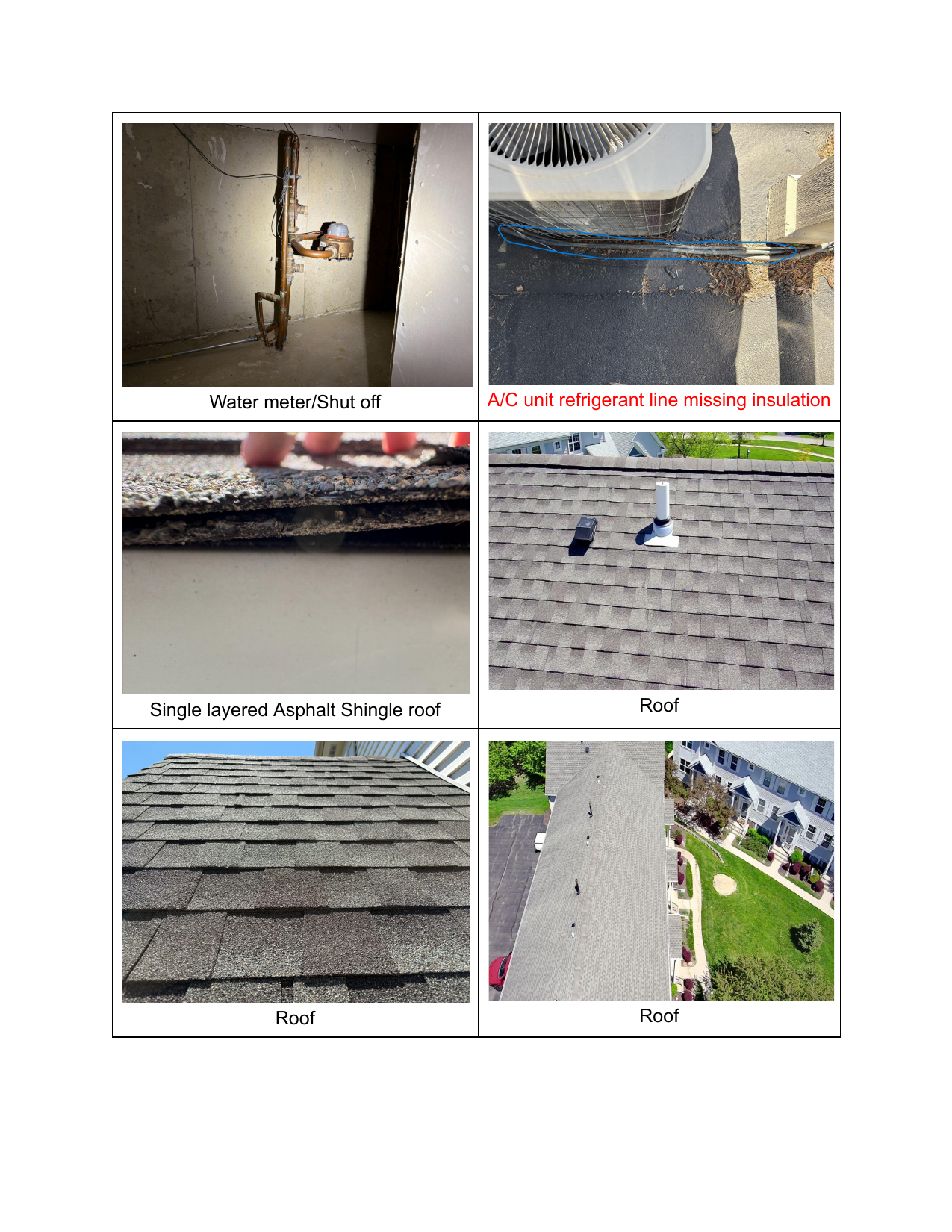 Sample home inspection report page 6