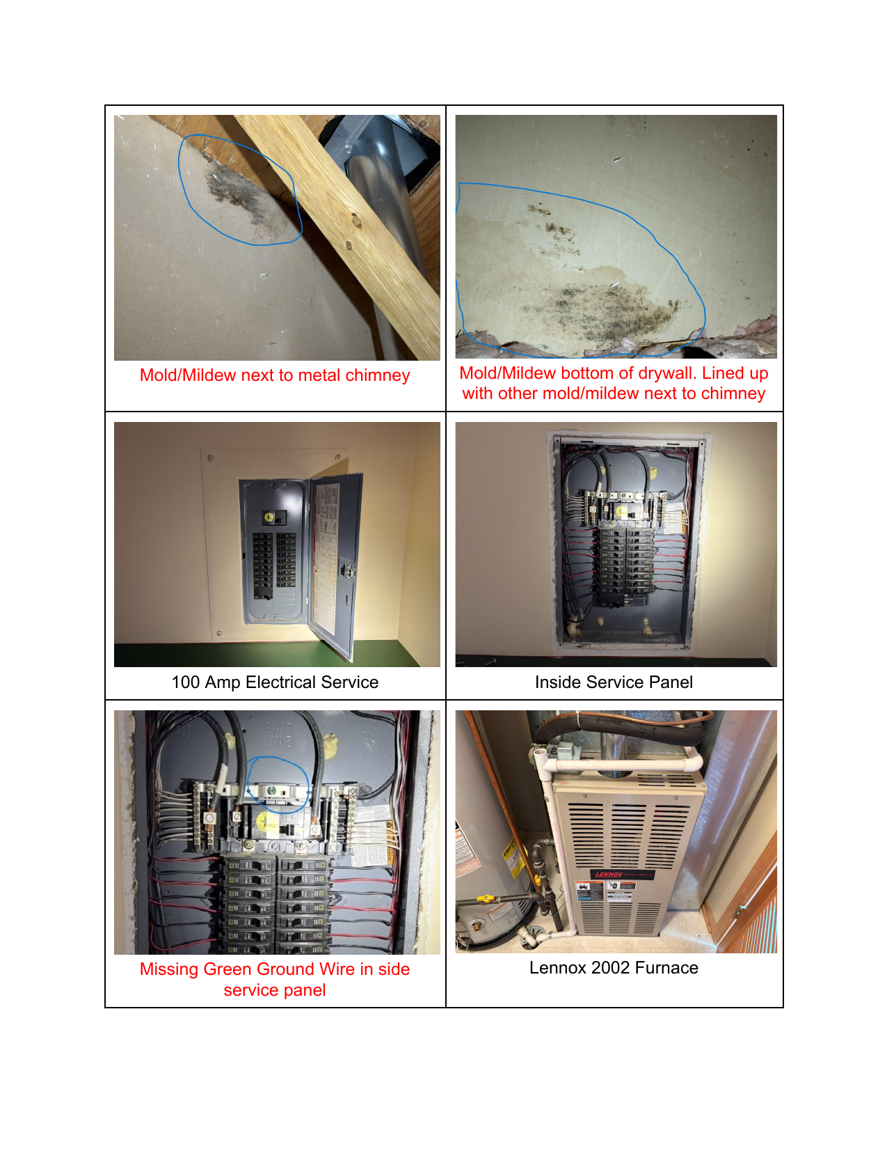 Sample home inspection report page 9