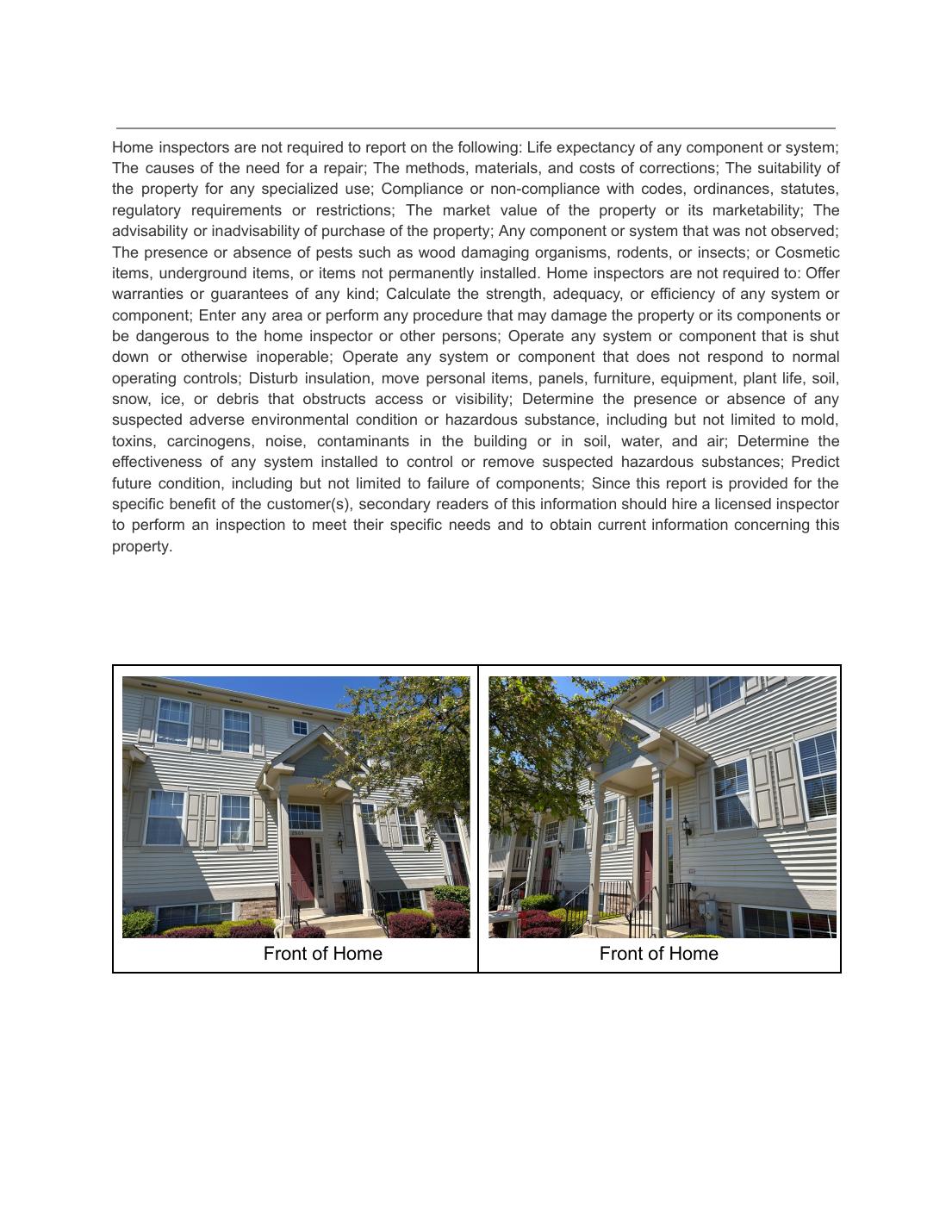 Sample inspection report page 4