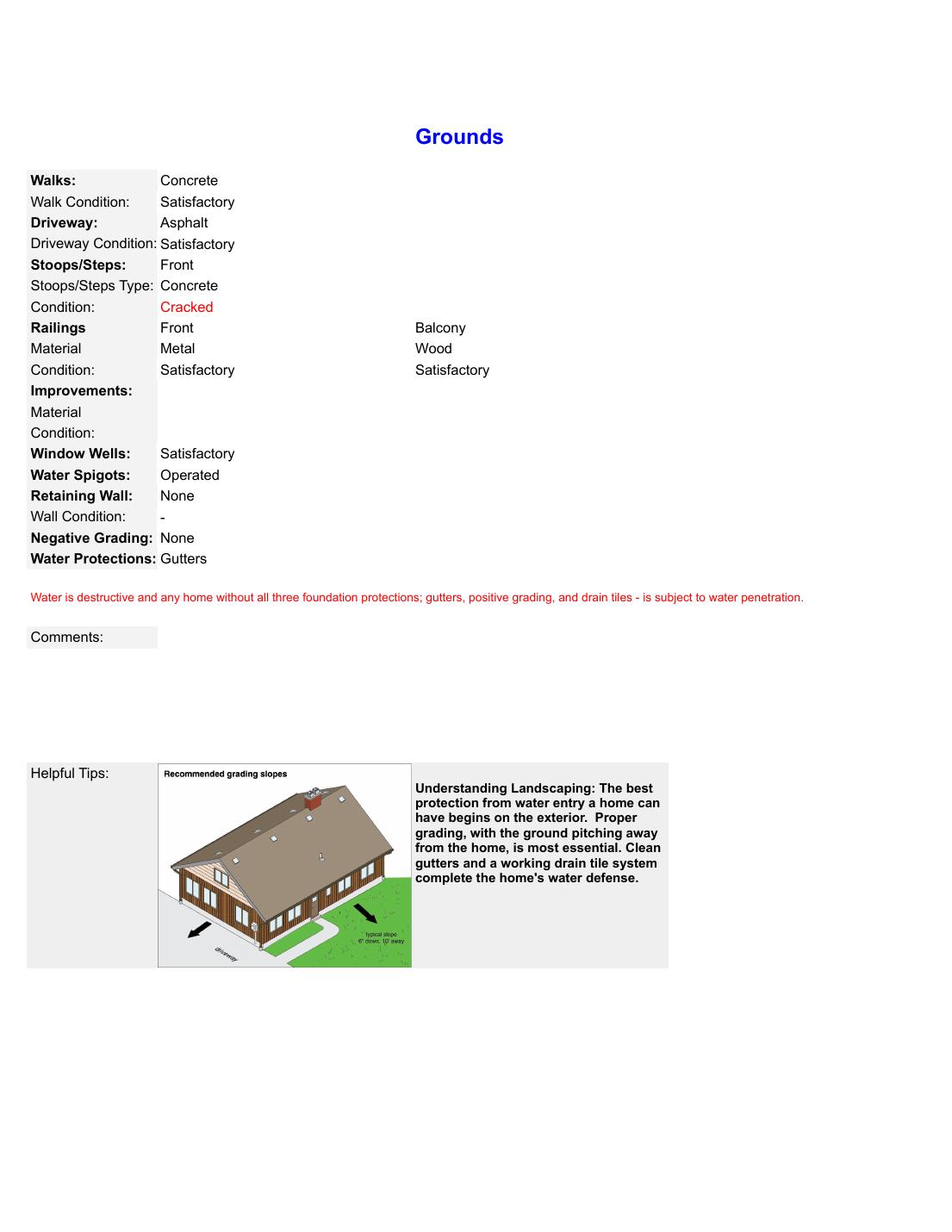 Sample inspection report page 15