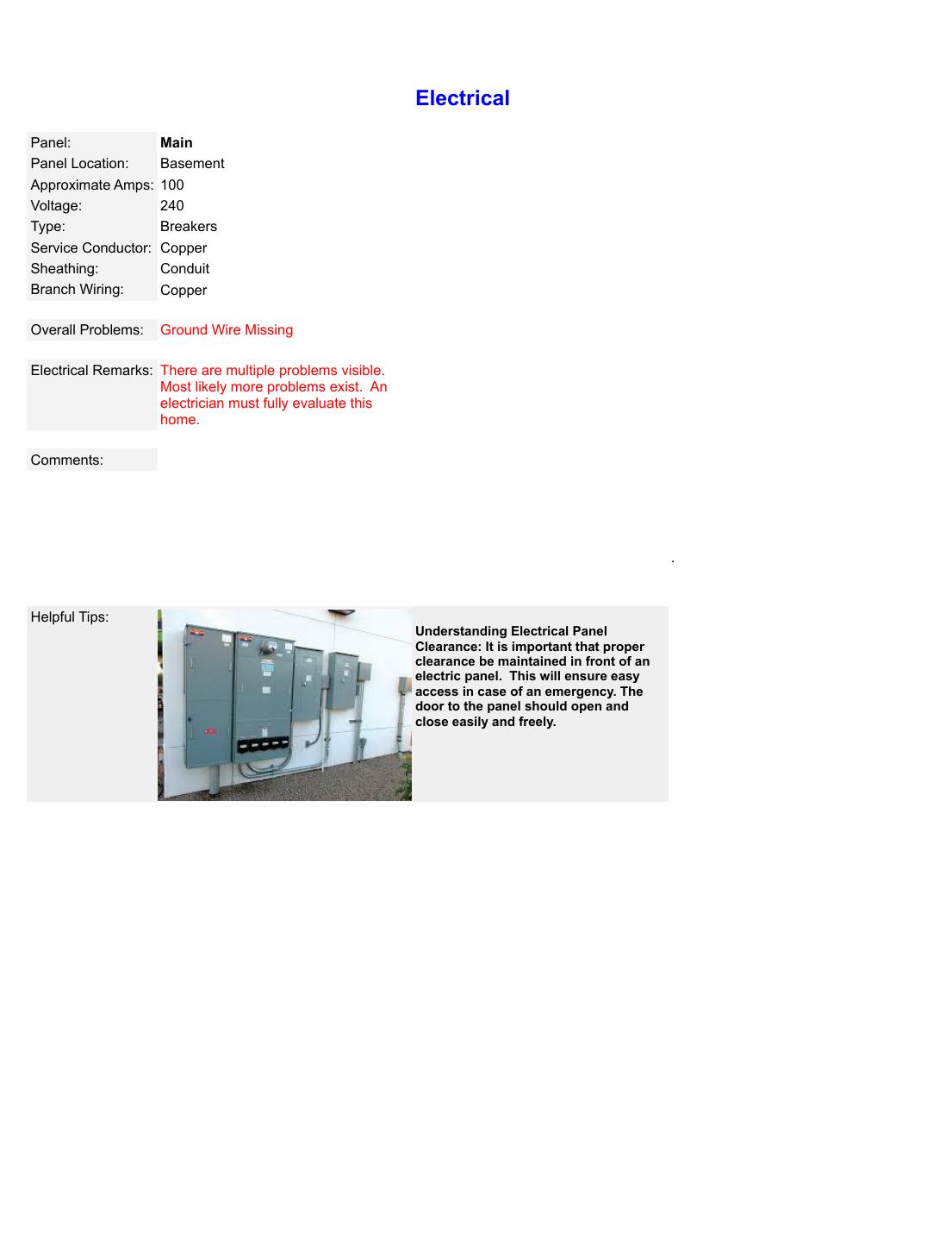 Sample inspection report page 20